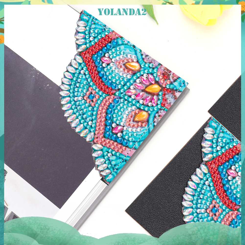 Thẻ Đánh Dấu Trang Sách Hình Tam Giác Bằng Da 5D DIY