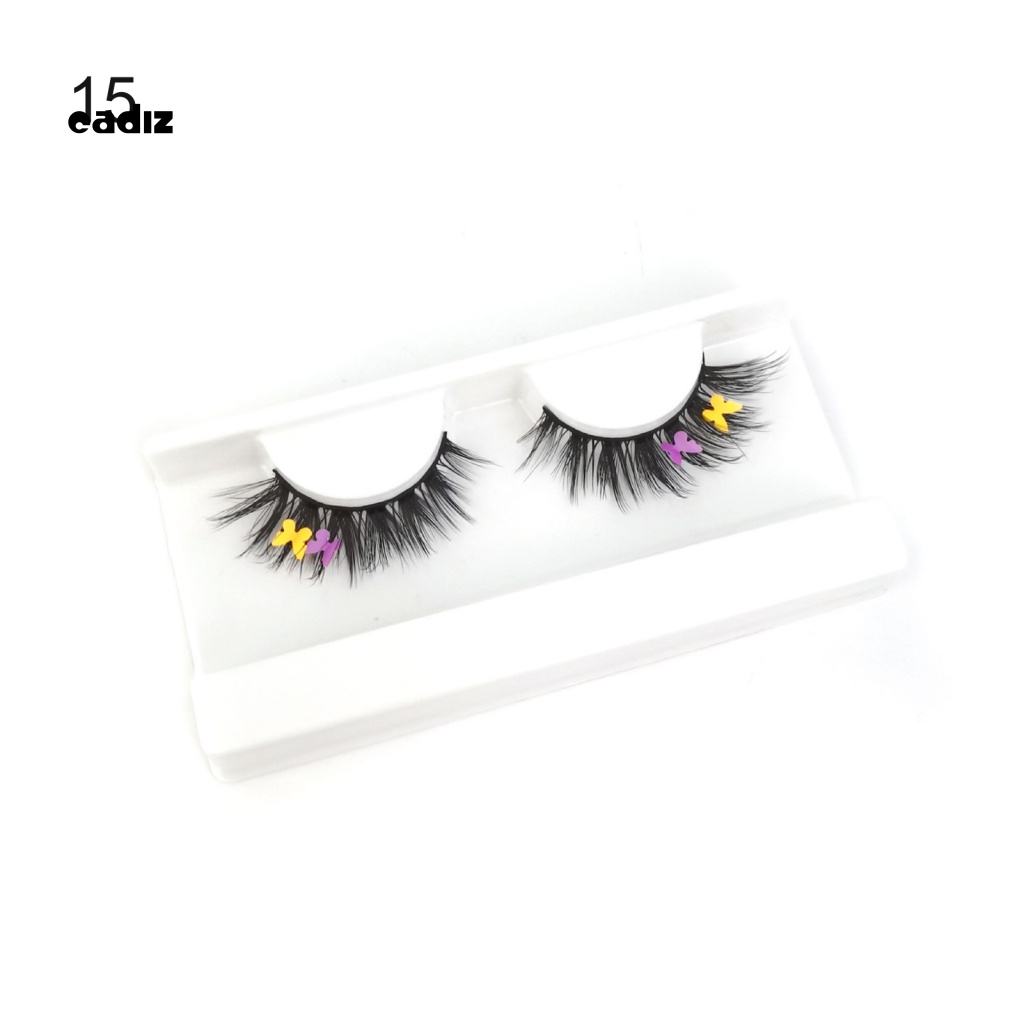 1 Cặp Lông Mi Giả Hiệu Ứng 3D Mềm Mại Thoải Mái Dành Cho Nữ