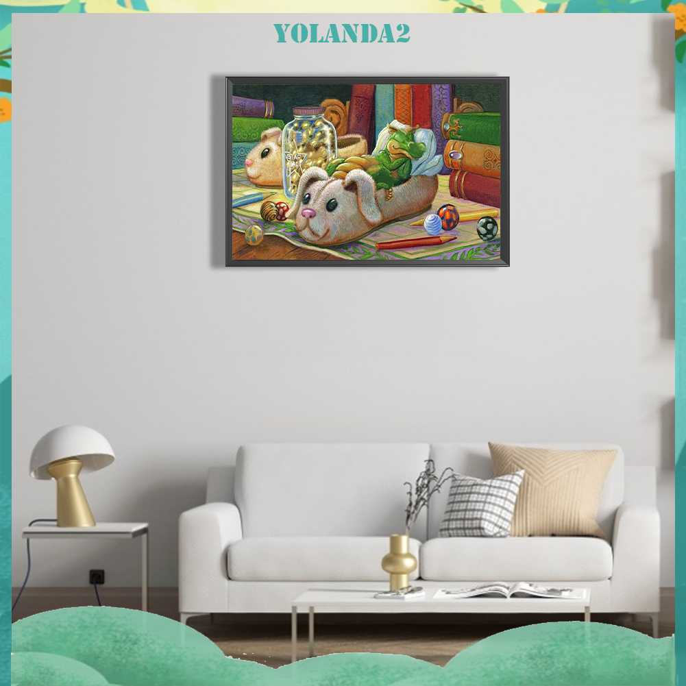 Tranh Đính Đá Kim Cương Toàn Bộ 5D DIY Hình Vẽ Khủng Long