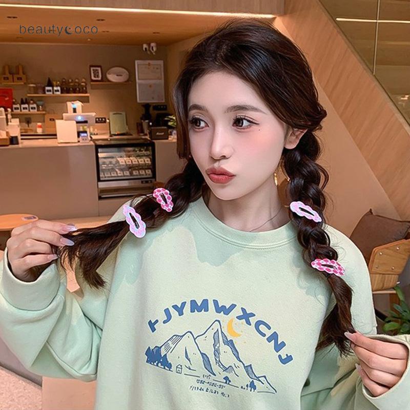 Beautycoco🍊Kẹp tóc hình đám mây dễ thương Cô gái bên túi Kẹp tóc Kẹp mỏ vịt ngọt ngào