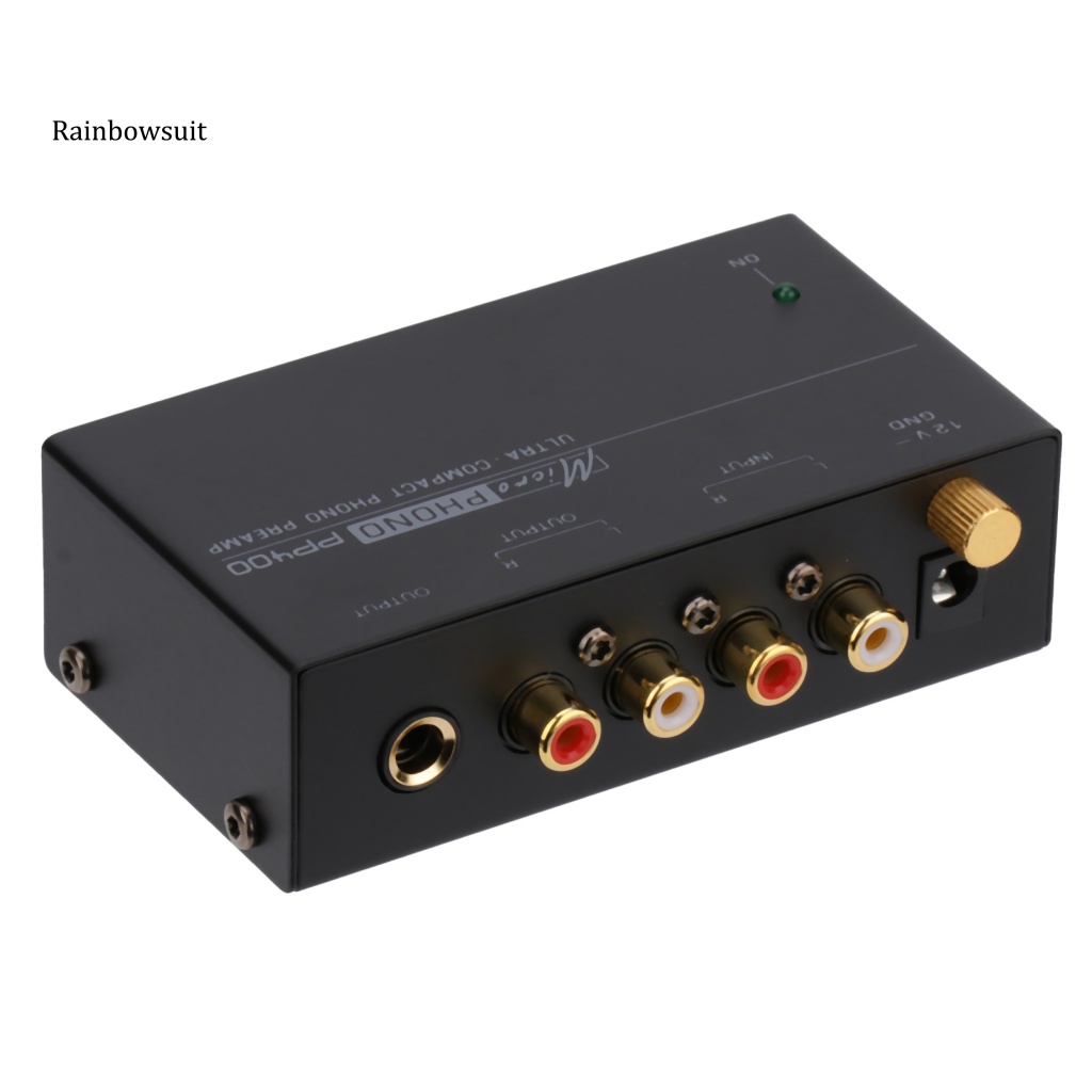 Bộ Khuếch Đại Âm Thanh PP400 Phono Preamp Mini Tiếng Ồn Thấp Đầu Vào RCA / Đầu Ra Bằng Kim Loại Cho Văn Phòng