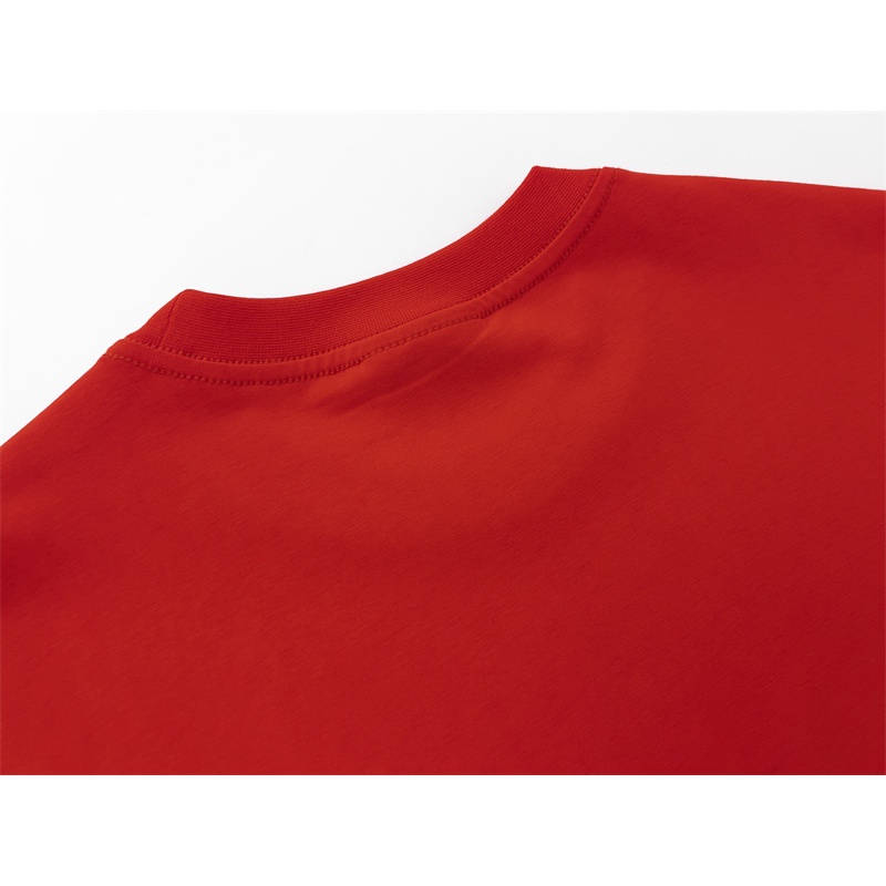 Ba- Áo Thun Tay Ngắn Dáng Rộng In LOGO Hình Đảo Ngược Đơn Giản Chất Lượng Cao