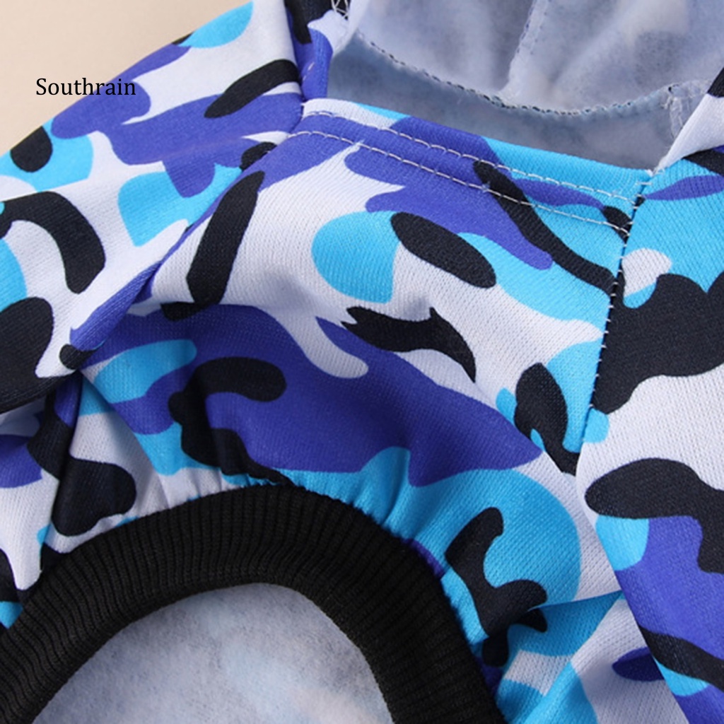 Áo Khoác Hoodie Giữ Ấm Họa Tiết Rằn Ri Thời Trang Xuân Thu Cho Cún Cưng