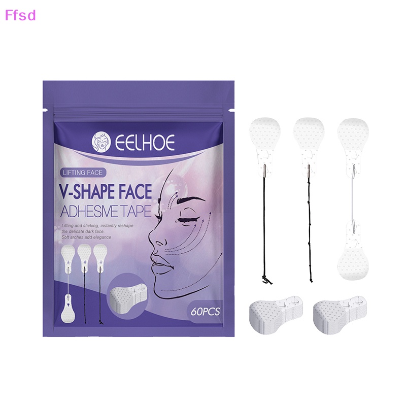 {Ffsd} Băng Keo Dán Nâng Cơ Mặt Vô Hình Tạo Khuôn Mặt Chữ V * Hàng Bán Chạy