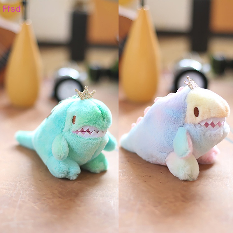 {Ffsd} Móc Khóa Hình Khủng Long Nhồi Bông Mềm Mại Đáng Yêu Dành Cho Nữ