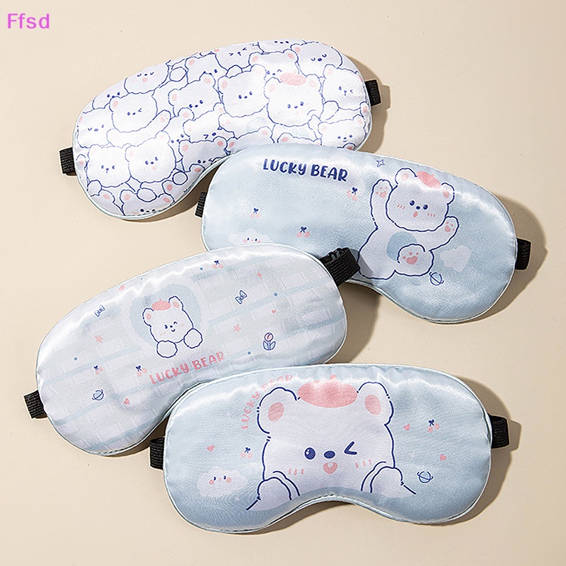 {Ffsd} Miếng Bịt Mắt Ngủ Trưa Bằng Lụa Dùng Khi Đi Du Lịch Dành Cho Bạn Nữ * Bán Chạy