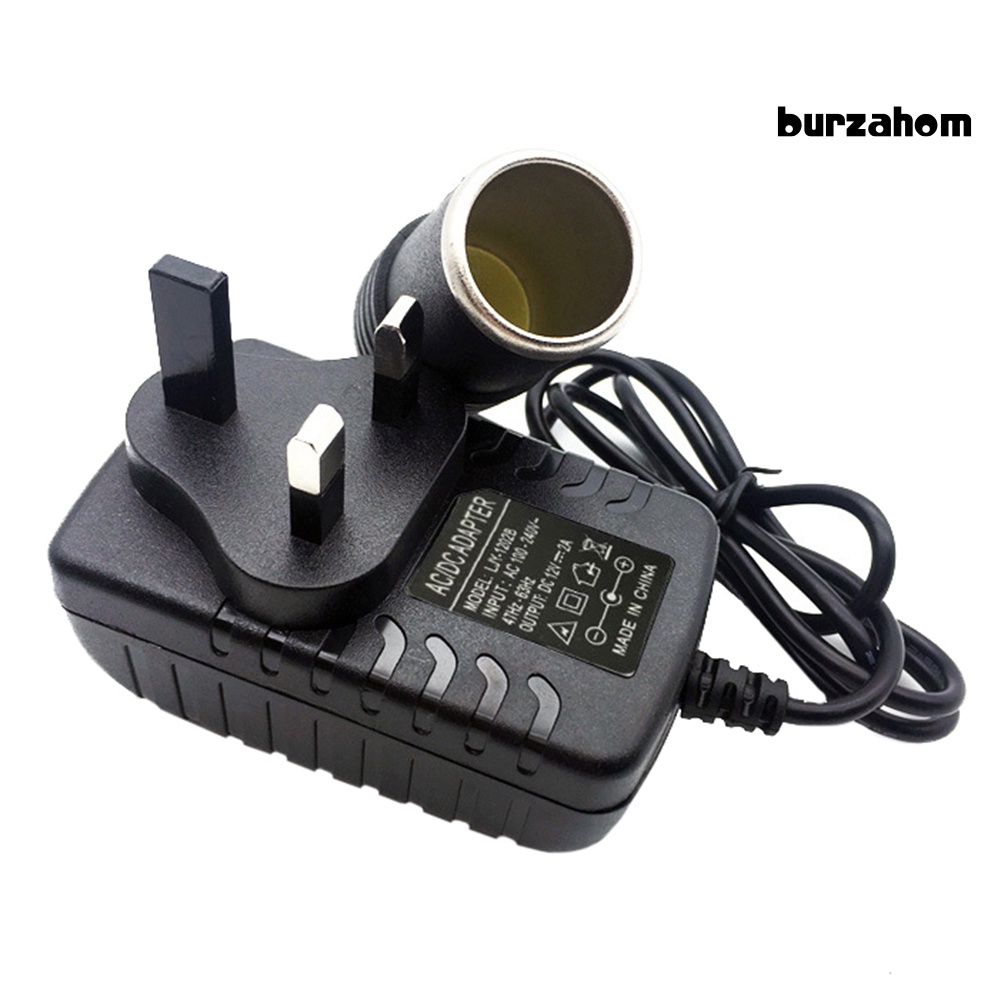 Phích Cắm Chuyển Đổi AC Sang 12V DC 110-220V Cho Xe Hơi