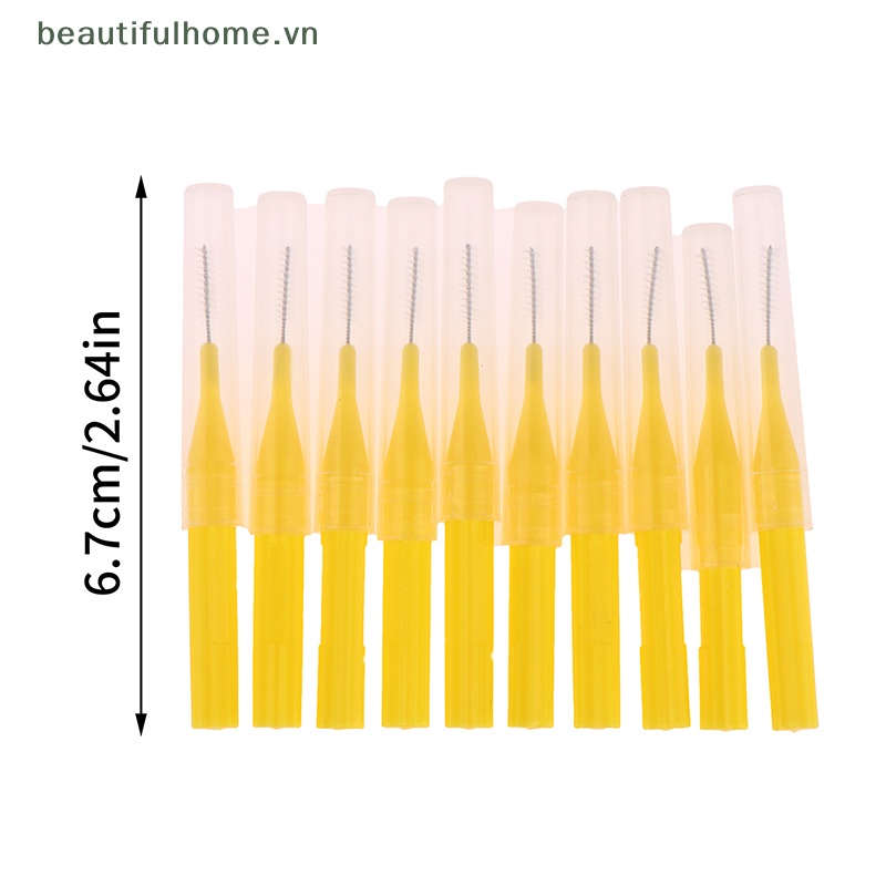 Set 10 Cọ Siêu Nhỏ Dùng Để Vệ Sinh Lông Mi Nối Dài Tiện Dụng