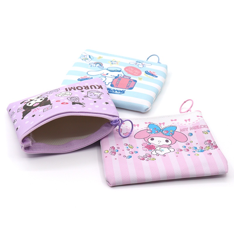 Ví Sanrio. Hộp Đựng Bút Chì. Kuromi
