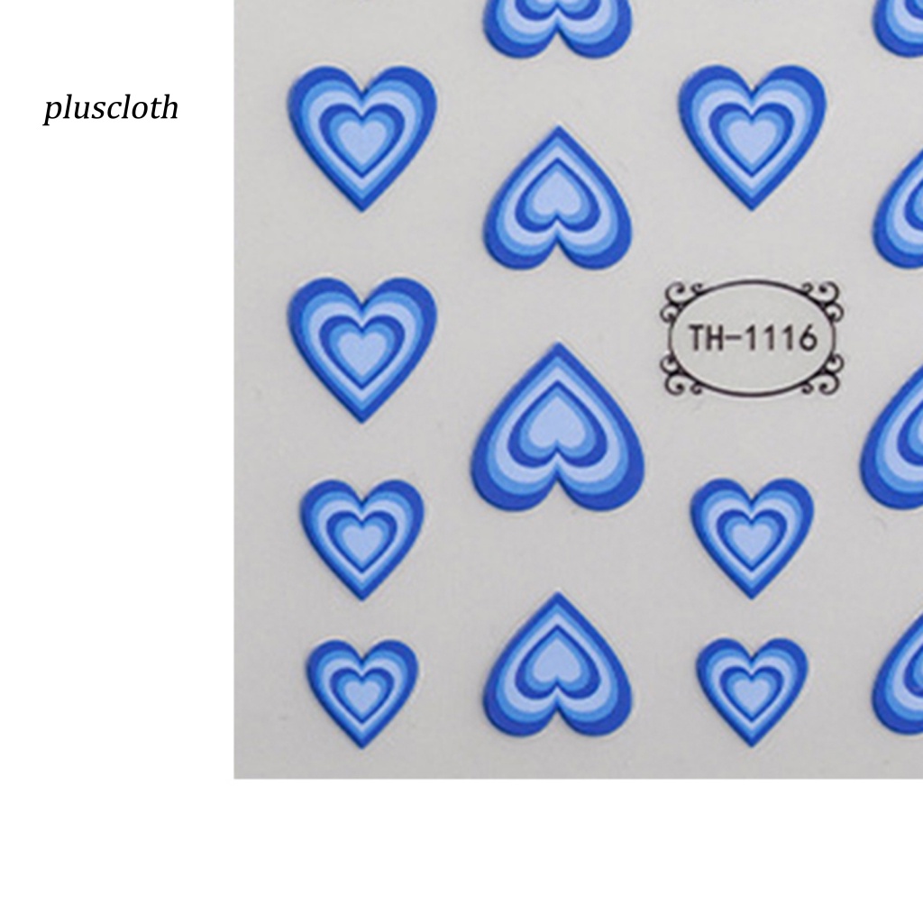 Miếng Dán Trang Trí Móng Tay Chống Rơi Không Phai Màu Tự Dính Dễ Thương