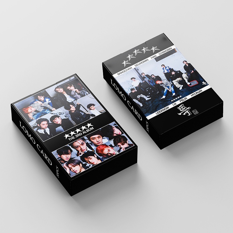 Stray Kids LOMO Card Set 55 Tấm Thẻ Ảnh S-Class Hình Nhóm Nhạc KPOP
