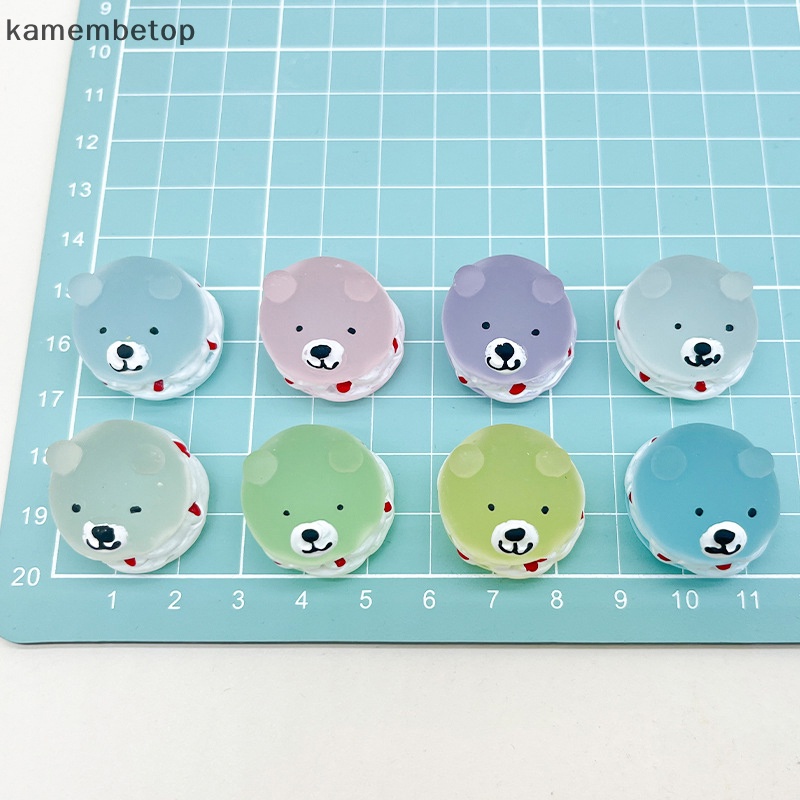 Bộ 2 Mô Hình Gấu Bằng Nhựa Phát Quang Trang Trí Sân Vườn