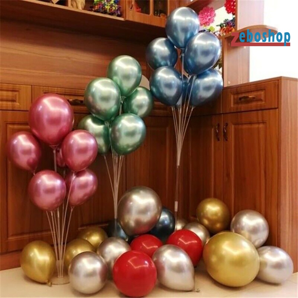 Giá Đỡ Trưng Bày Bong Bóng 8 Ống Dùng Trang Trí Tiệc Cưới / Sinh Nhật / Sinh Nhật