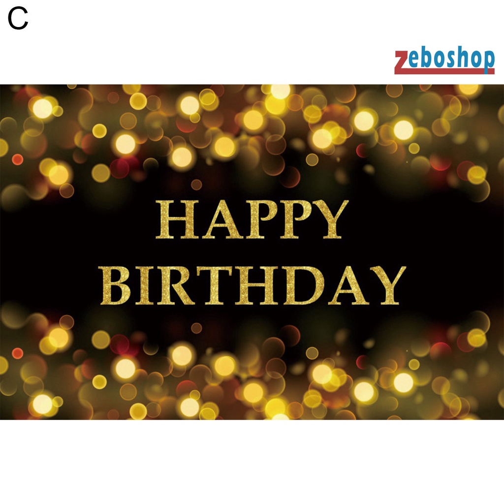 Phông Nền Chụp Ảnh Chữ Happy Birthday Độc Đáo Xinh Xắn