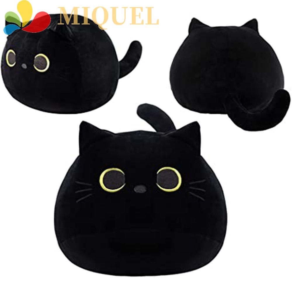 Mèo Đen Nhồi Bông Mềm Mại Trang Trí Nhà Cửa