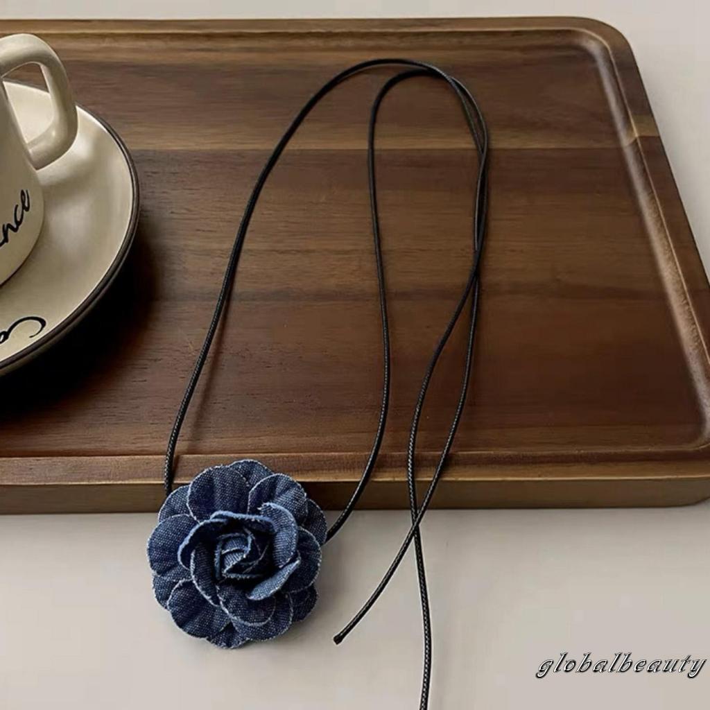 Vòng Cổ Choker Thiết Kế Nhẹ Họa Tiết Hoa Thời Trang Cho Nữ