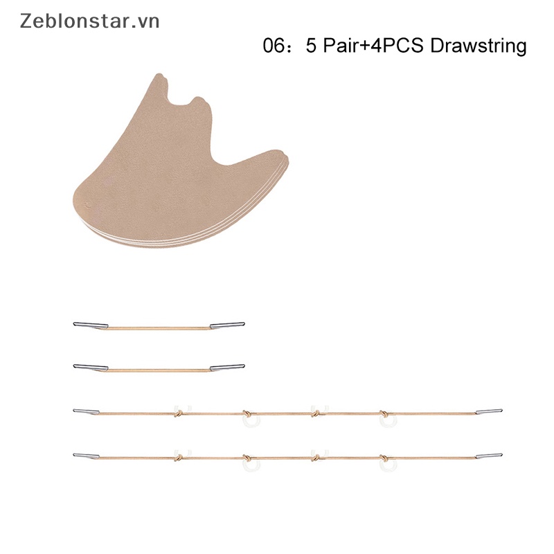 1 Bộ Miếng Dán Nâng Cơ Mặt / Mắt / Cằm Hình Chữ V Vô Hình
