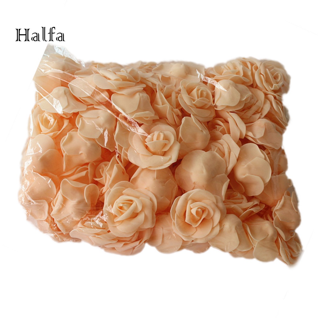 Set 100 Bông Hồng Xốp Nhẹ Không Phai Màu Trang Trí Sân Vườn