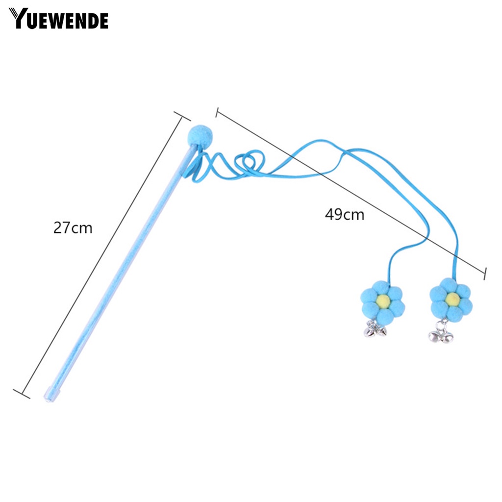Gậy Đồ Chơi Tương Tác Với Mèo Cưng YQ.E Tay Cầm Mềm Mại Thoải Mái Chống Rách Giảm Căng Thẳng Vui Nhộn