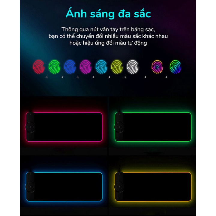 - Tấm Lót Bàn Làm Việc Kiêm Sạc Không Dây Đa Năng Corfu - Hamilton Place