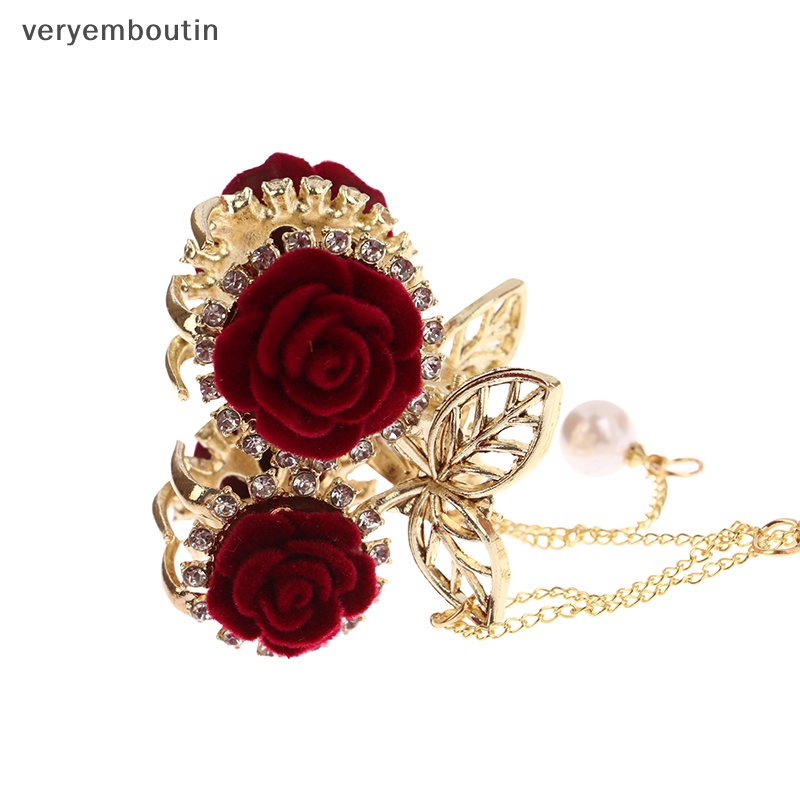 Kẹp Tóc Tua Rua Đính Ngọc Trai Phong Cách Hàn Quốc