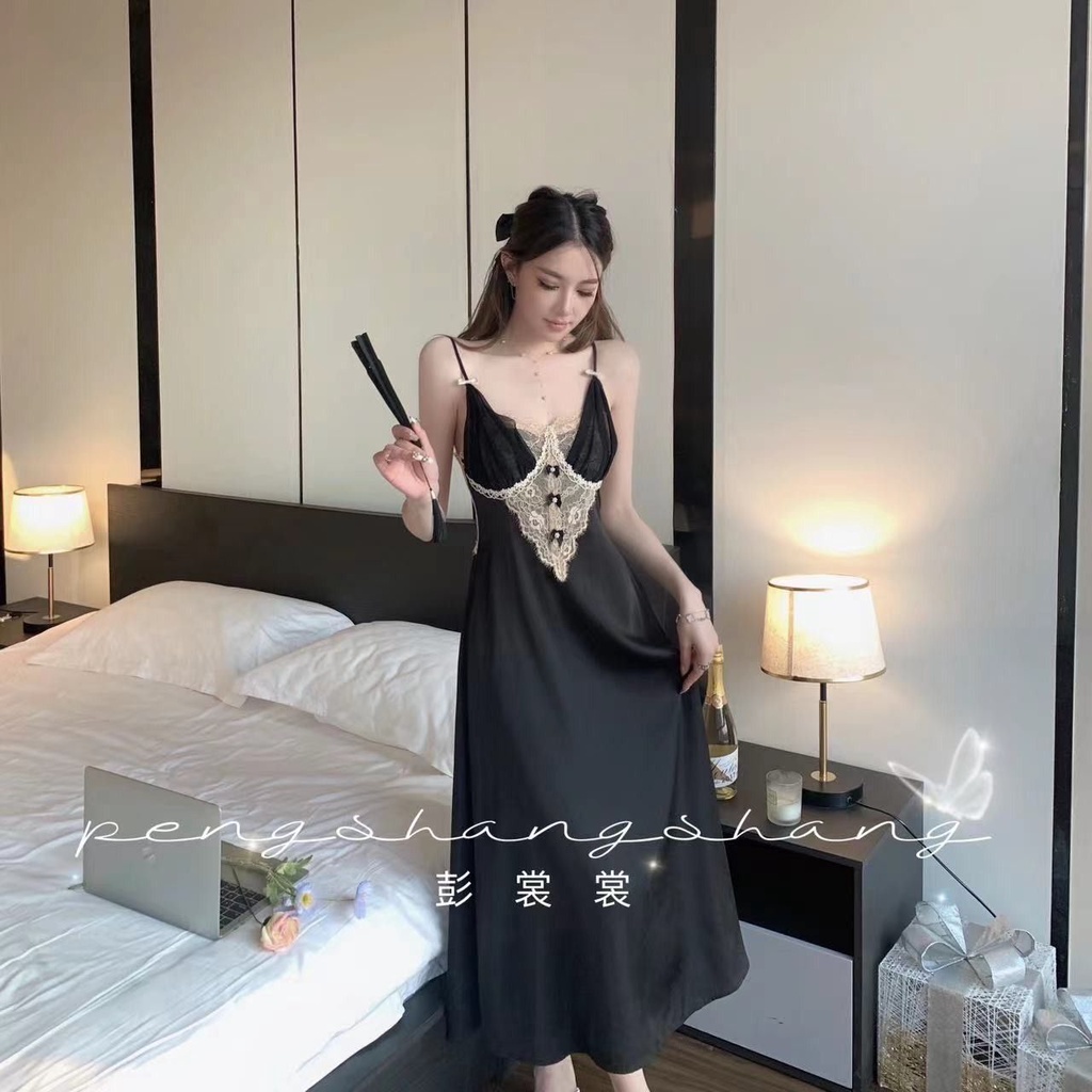 Đầm Ngủ Cổ Chữ v Dáng Ôm Gợi Cảm Thời Trang Mới 2023