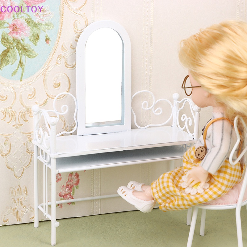 Gương Kim Loại Mini 1: 12 Trang Trí Nhà Búp Bê