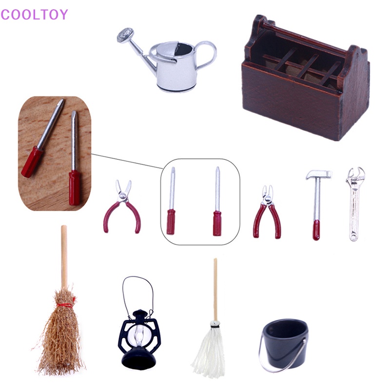 1 Bộ Dụng Cụ Sửa Chữa Nhà Búp Bê 1: 12