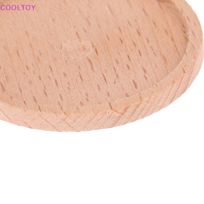 1 Khay Tròn Đựng Đồ Trang Trí Nhà Búp Bê 1: 12