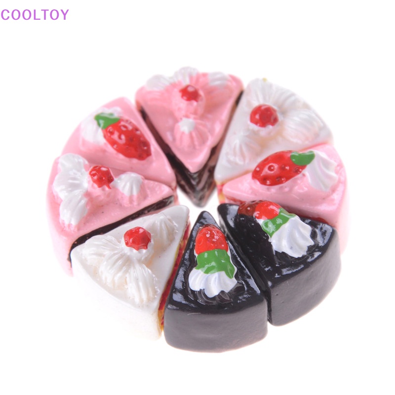 Set 2 Mô Hình Bánh 1 / 12 Dùng Để Trang Trí Nhà Búp Bê