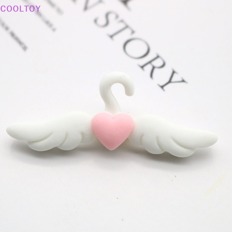 Cooltoy Mô Hình Trang Trí Nhà Búp Bê mini Hình Trái Tim Có Cánh Dùng Làm Đạo Cụ Chụp Ảnh