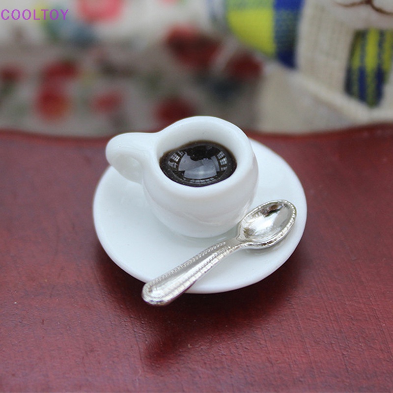 1 Cốc Uống Cà Phê / Thức Ăn Trang Trí Nhà Búp Bê