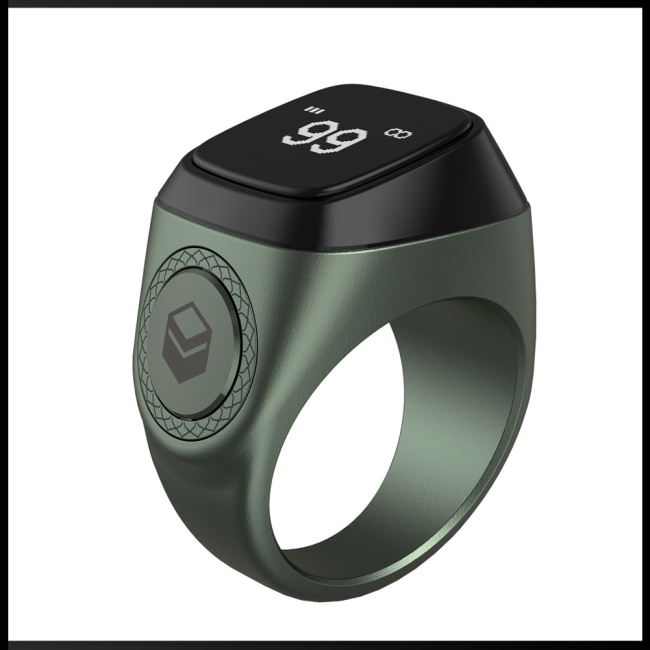 Nhẫn Thông Minh Zevaret Đếm Giờ Cầu Nguyện 5 Lần Chống Thấm Nước Ip68