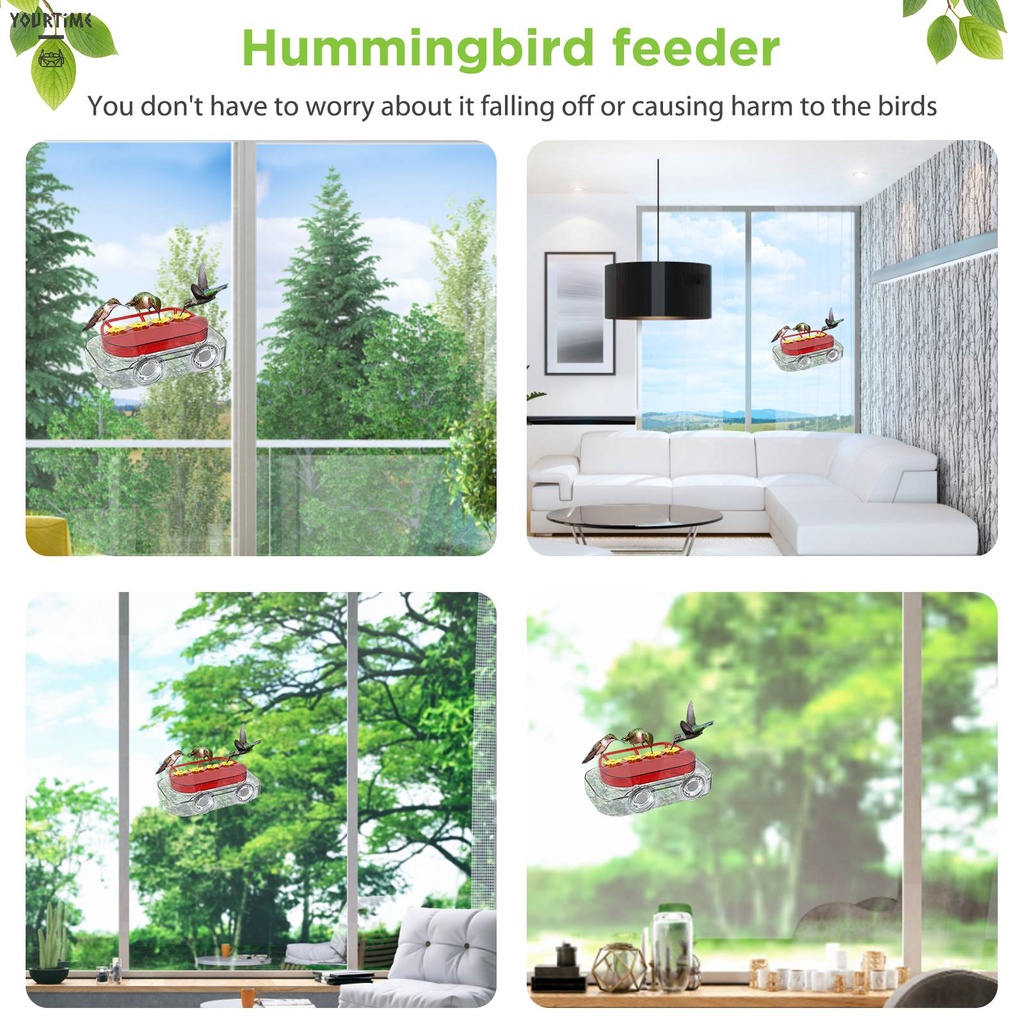 Dụng Cụ Cho Chim Ăn Có Giác Hút Mạnh