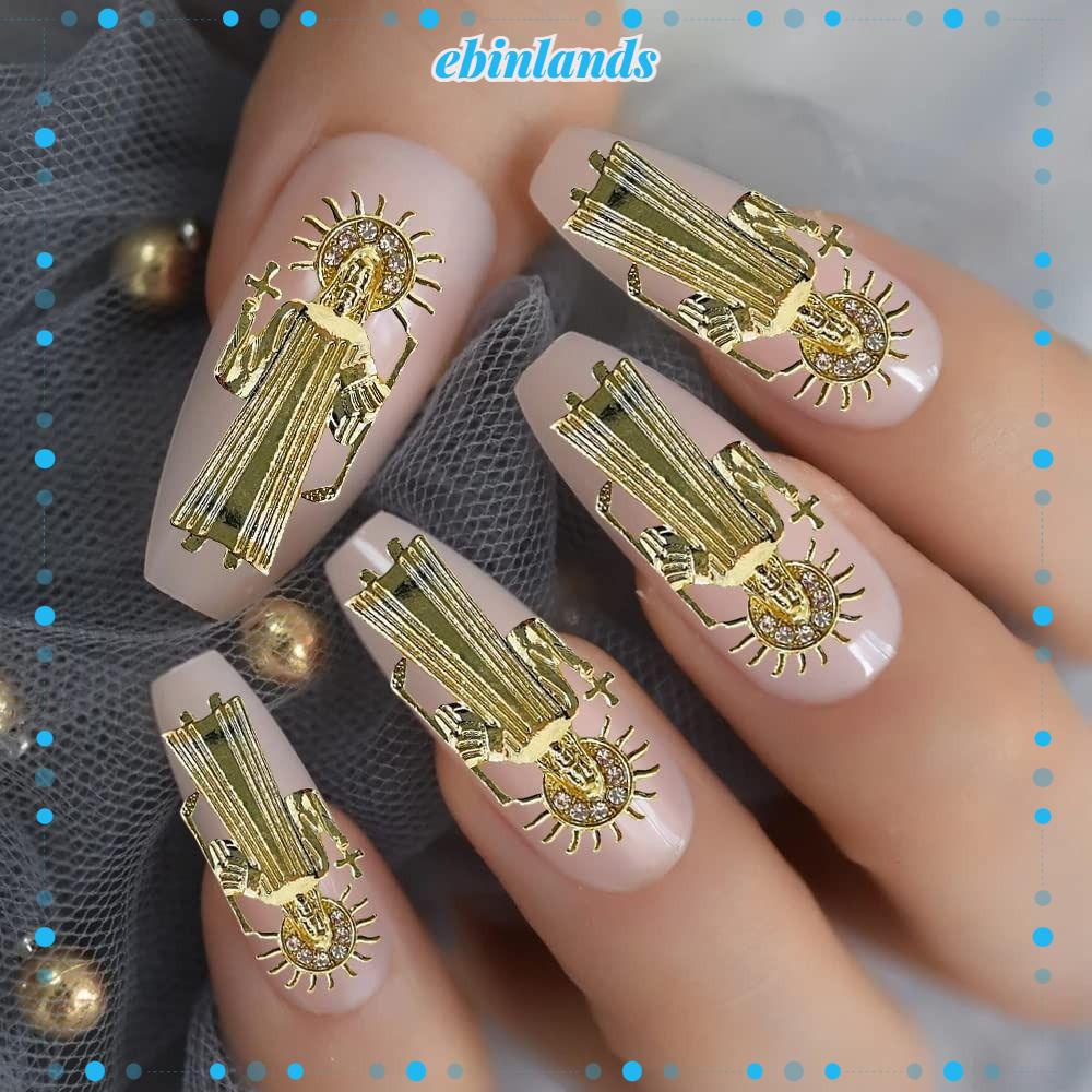 Phụ Kiện Trang Trí Móng Tay Hình Nữ Thần Đức Mẹ Mary