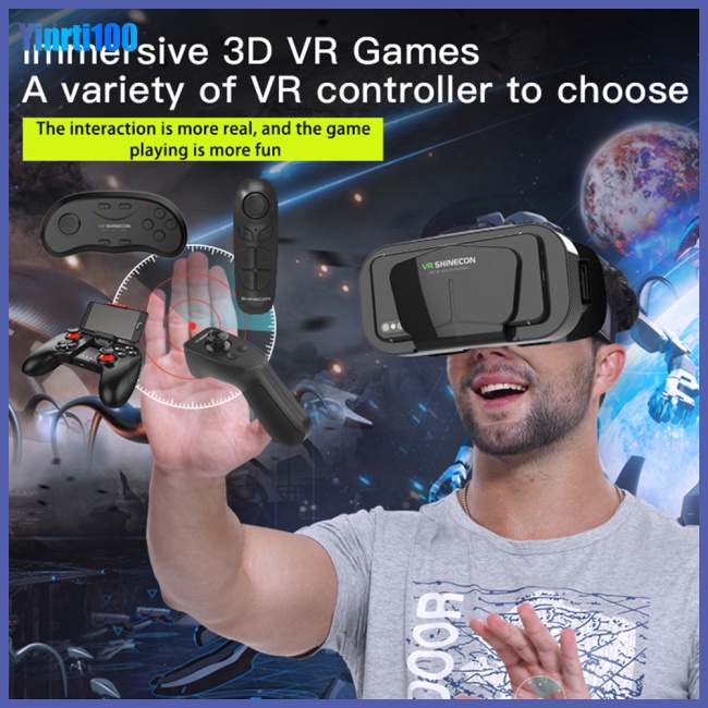 Kính Thực Tế Ảo 3d Yinrti G10 Shinecon VR Cho Iphone Android