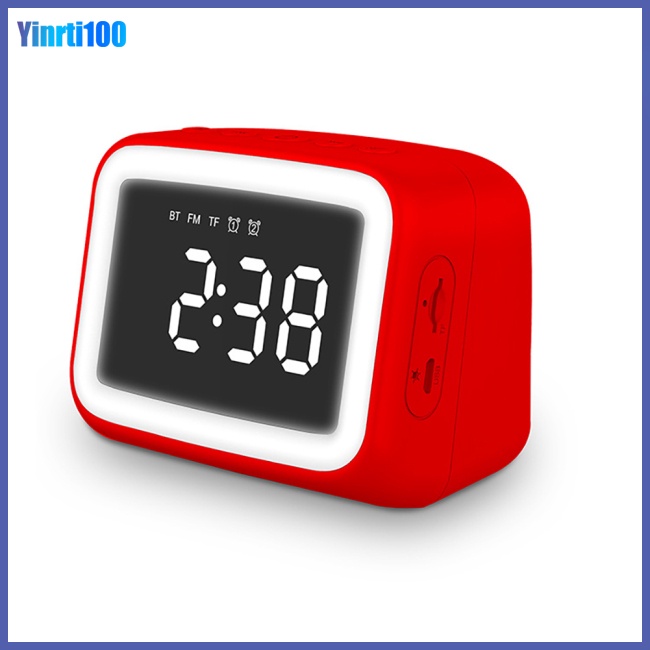 Loa Bluetooth Kỹ Thuật Số Thông Minh Hiển Thị Màn Hình Led HD Hỗ Trợ Thẻ Âm Thanh FM Và Phụ Kiện