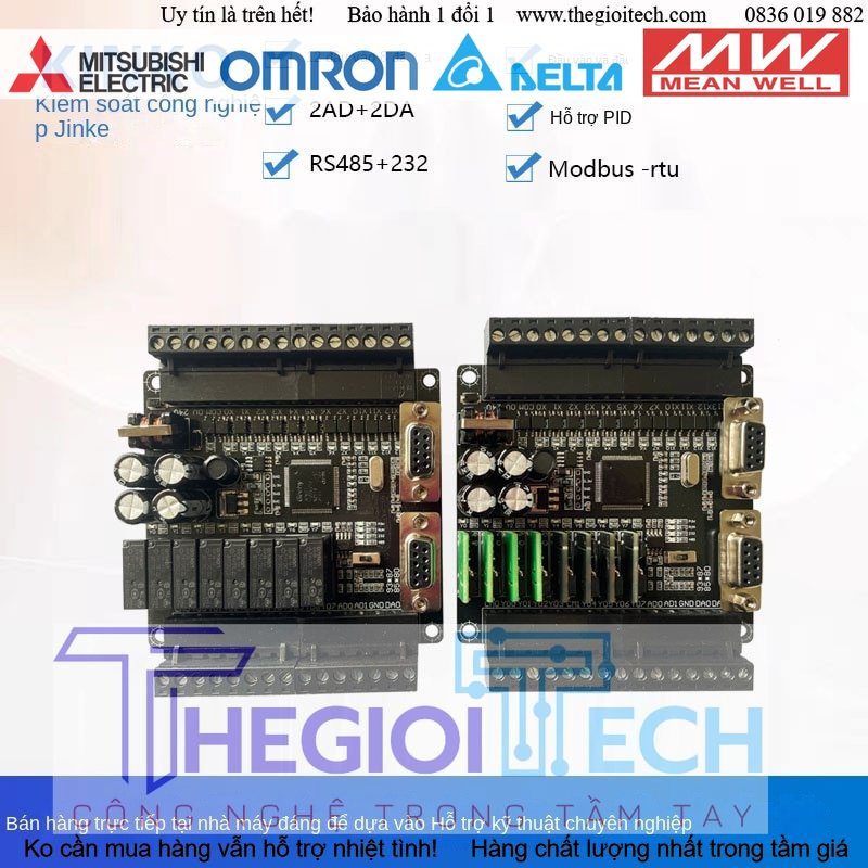 Bảng Điều Khiển Công Nghiệp Mitsubishi PLC Trong Nước RS485 Số Lượng Tương Tự Fx3u Máy Học PLC Máy Tính Chip Đơn - Đế - 20mr.
