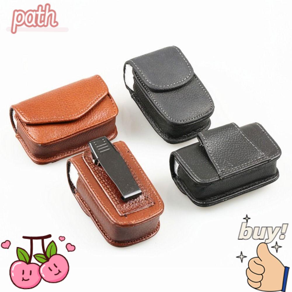 Túi Da PU Đựng Mắt Kính Đeo Thắt Lưng Dành Cho Nam