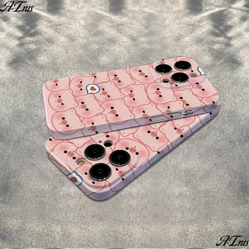 Ốp Điện Thoại Mềm Chống Sốc Cho Plus Max13 plusmax13781114Ốp Điện Thoại Họa Tiết Chú Heo Đơn Giản Thời Trang Cho Iphone126In CEA8 Cea126 Pro