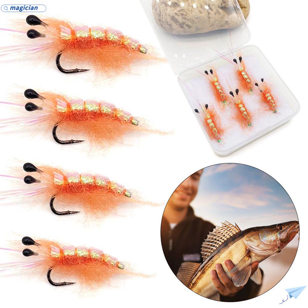 Móc Câu Cá MAG 4#+6#+8#+10# Mồi Câu Cá Giả Nymph Chất Lượng Cao Chuyên Dùng