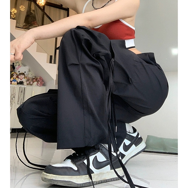 HANLU Quần Short Thể Thao Dopamine Phong Cách Retro Mỹ Mới Cho Nữ