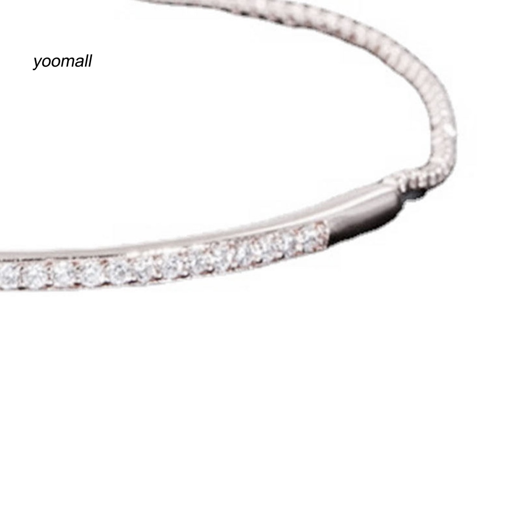 Vòng Tay Đính Đá Lấp Lánh Có Thể Điều Chỉnh Kích Thước