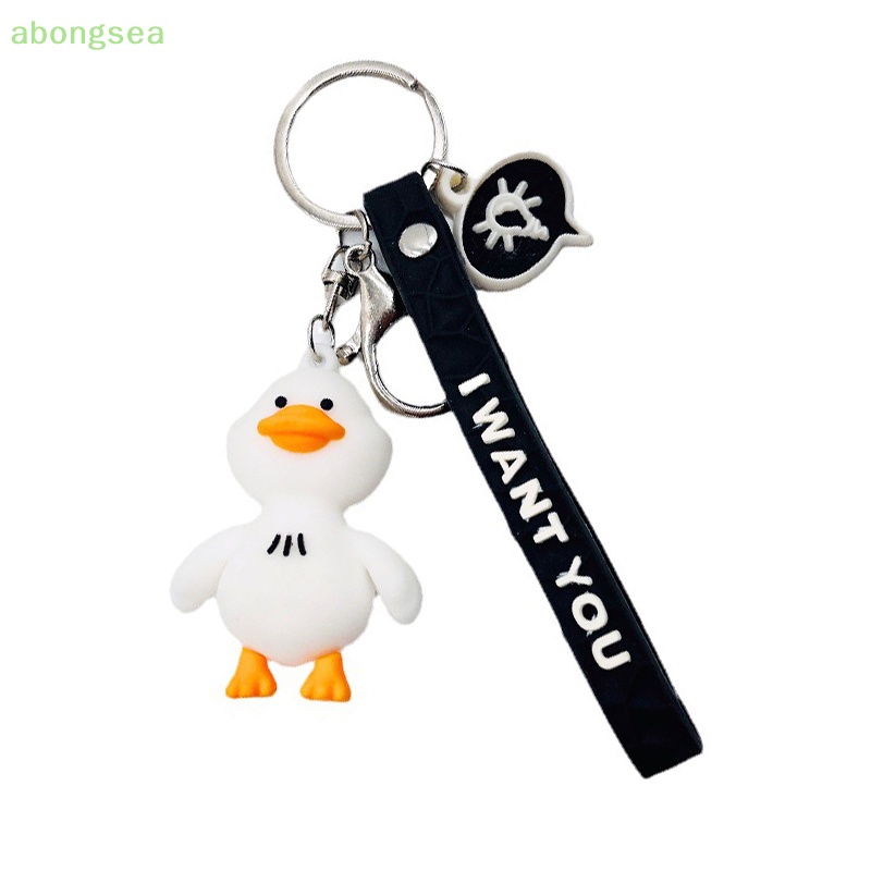 Móc Khóa Hình Chú Vịt Nhỏ Dễ Thương Bằng PVC