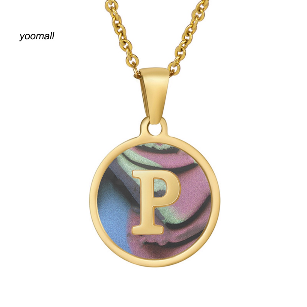 Yo / Vòng cổ Hình Vỏ Sò / Biển / Chữ Cái Dễ Phối Đồ Cho Nữ