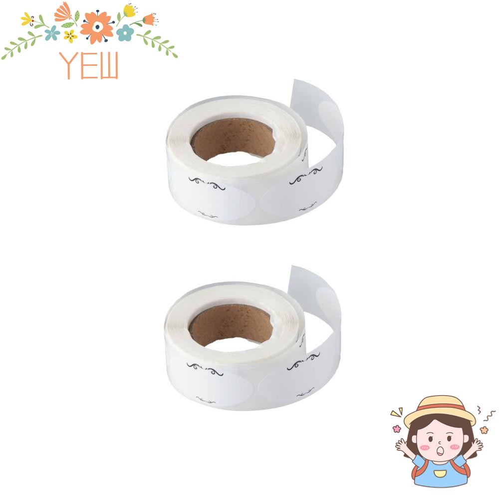 Bộ 2 Cuộn Nhãn Dán Lọ Mason Tự Dính Có Thể Tháo Rời