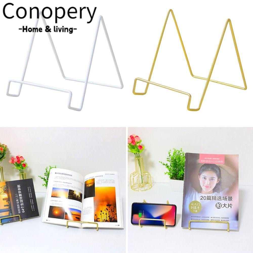 CONOPERY Bộ 4 Giá Đỡ Trưng Bày Khung Ảnh Bằng Sắt Tiện Dụng