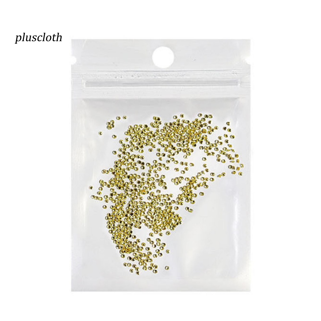 Set 1000 Hạt Kim Loại Tròn Trang Trí Móng Tay / Điện Thoại DIY