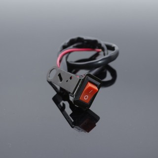 Công tắc đèn trợ sáng có pát sắt lắp chân gương xe máy