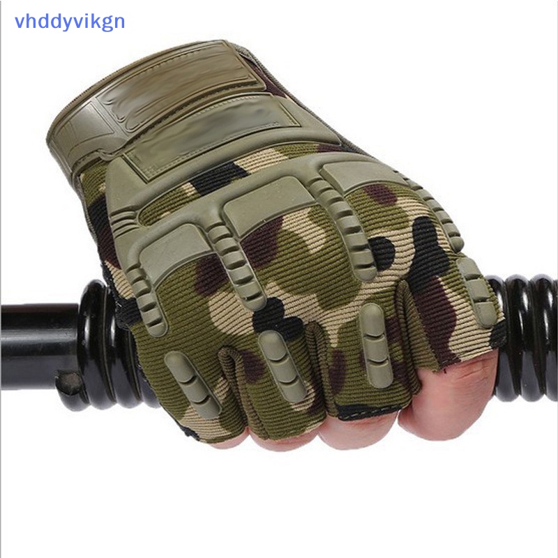 Găng Tay Nửa Ngón Phong Cách Quân Đội Cho Nam Và Nữ